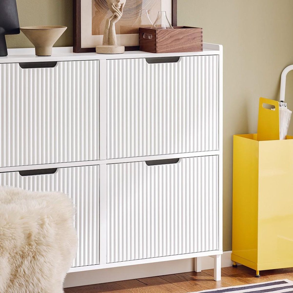 SOBUY SoBuy - Meuble À Chaussures à 4 tiroirs - Moderne - FSR177-L