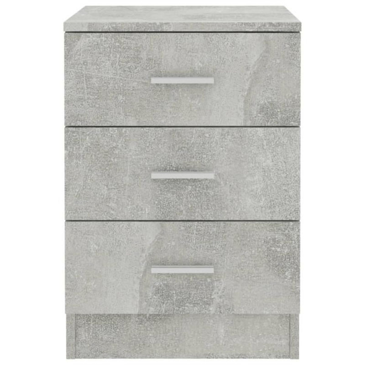 VIDAXL Tables de chevet 2 pcs Gris béton 38x35x56 cm Bois d ingénierie