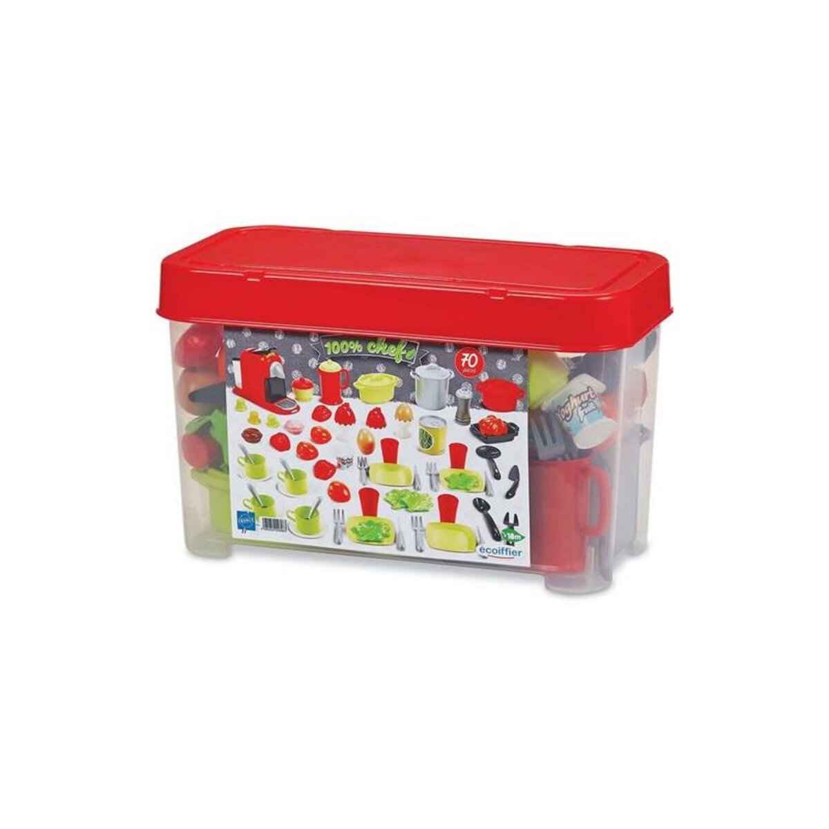 Ecoiffier Coffret dinette 70 pieces