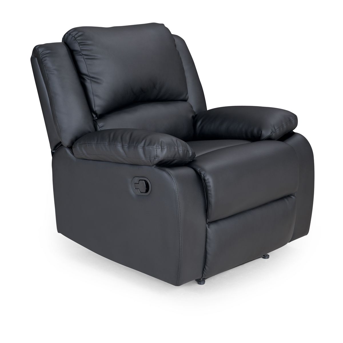 Fauteuil relax manuel HELENE  pu coloris noir 