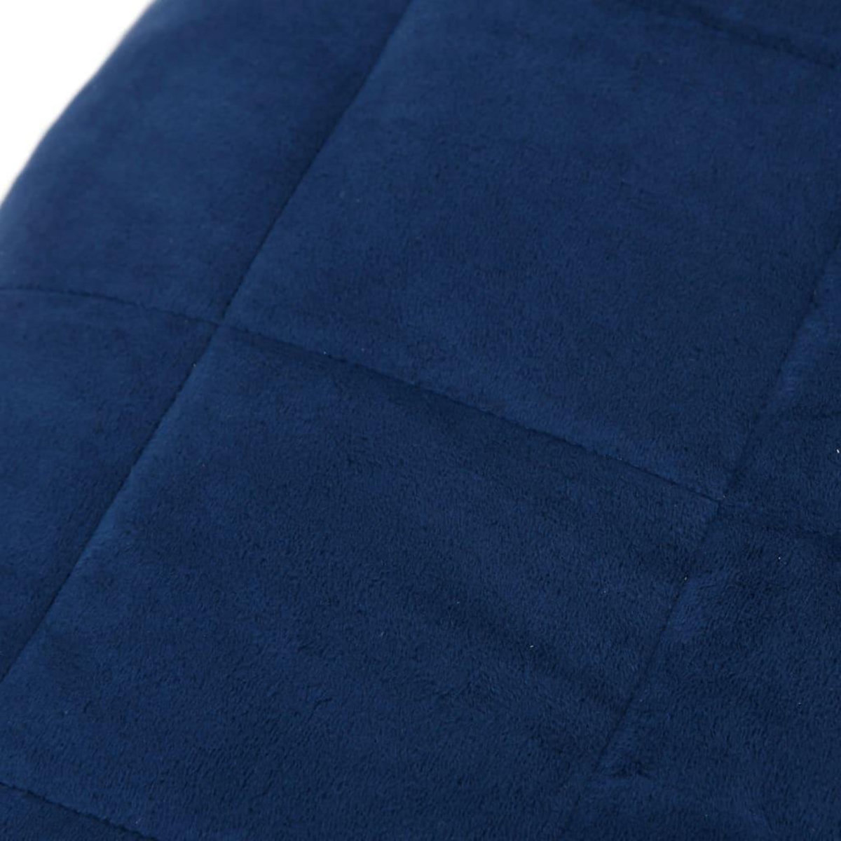 VIDAXL Couverture lestee Bleu 140x200 cm 10 kg Tissu