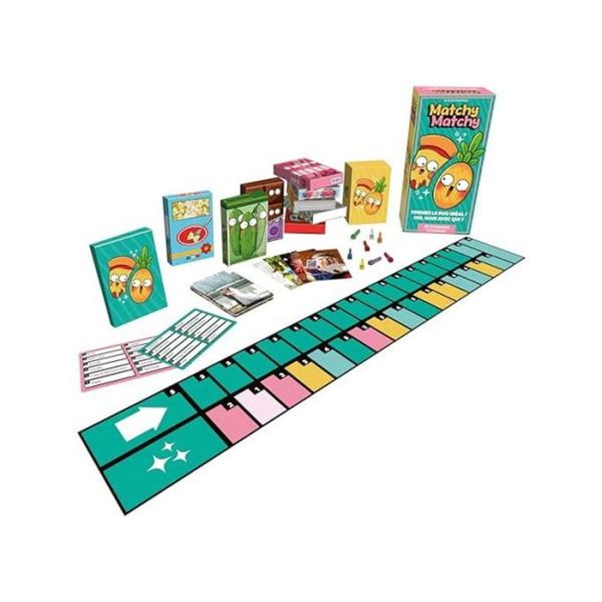 Voir la diapositive 4 : Asmodee Cocktail games - matchy matchy - jeu d'ambiance drôle - party game famille et amis - dès 10 ans - 3 à 8 joueurs - 30 min -
