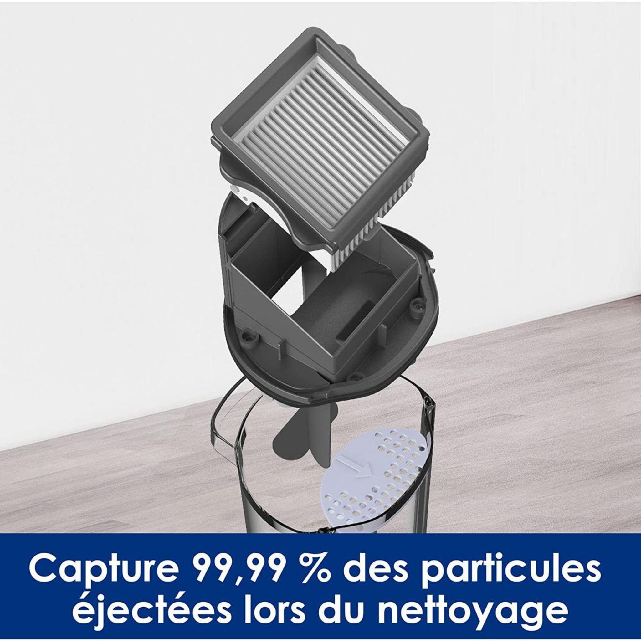 Voir la diapositive 5 : TINECO Rouleau microfibre +Filtres HEPA pour S5 Extreme