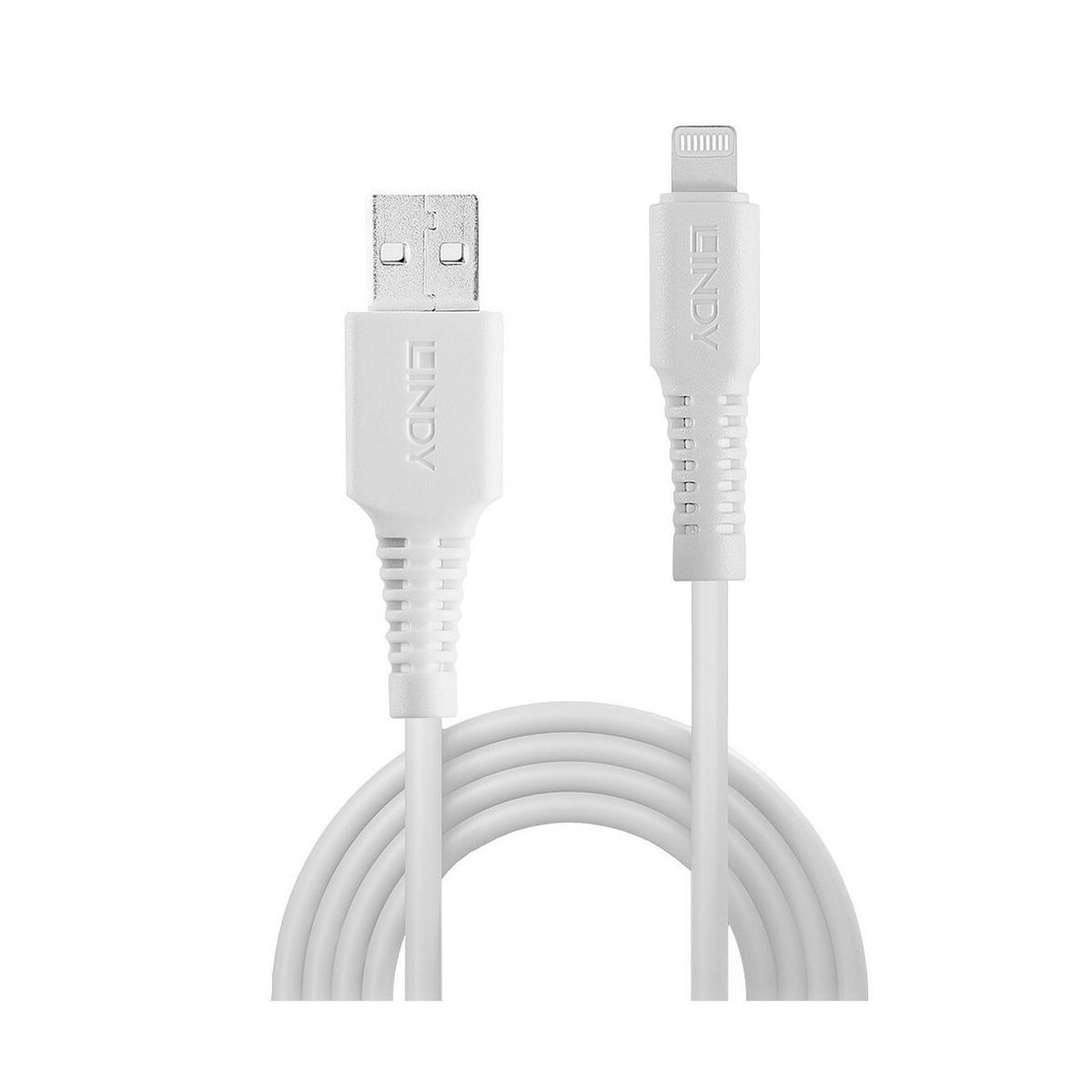Voir la diapositive 3 : LINDY Lindy 31326 câble lightning 1 m blanc
