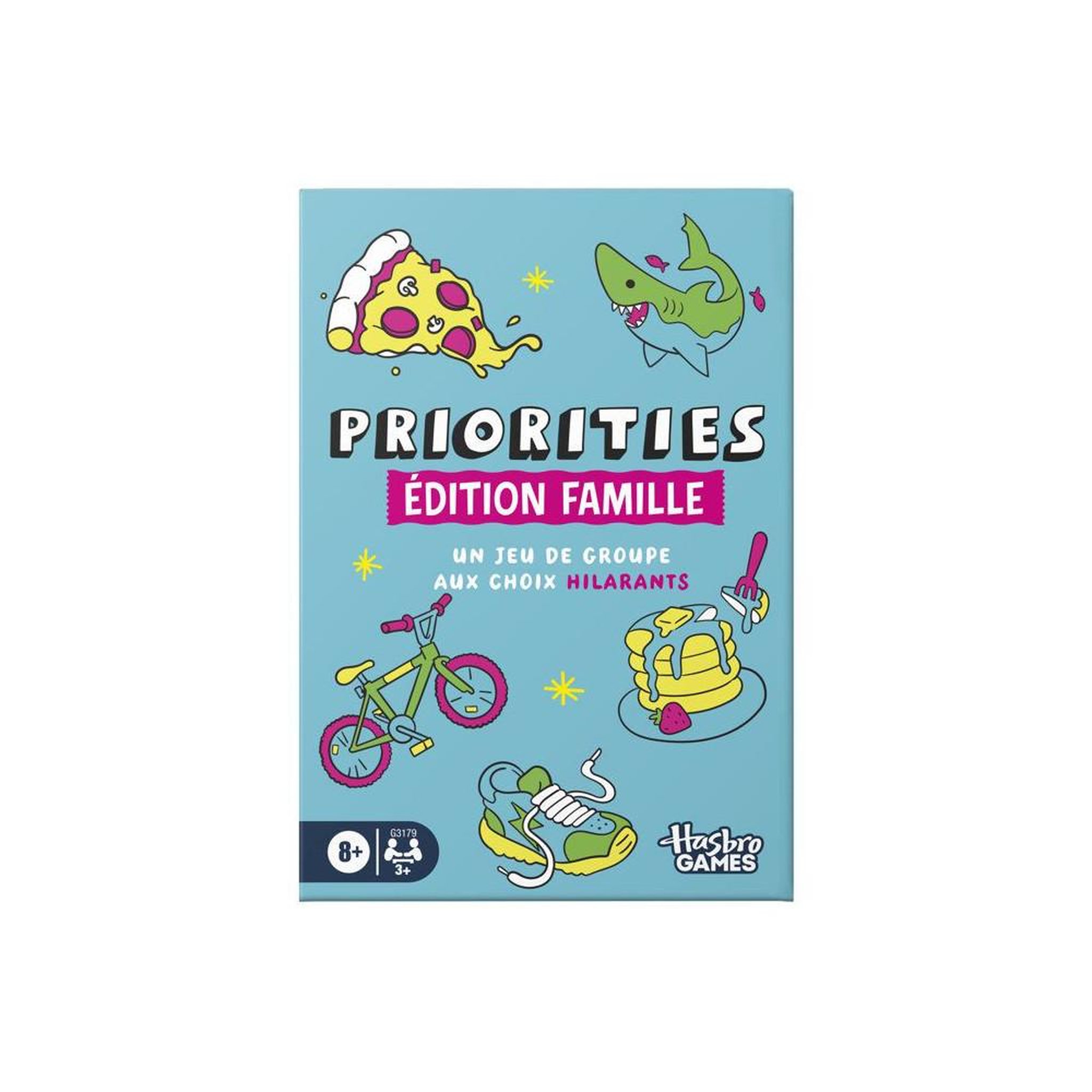 HASBRO Jeu de cartes de classement Priorities Family Edition