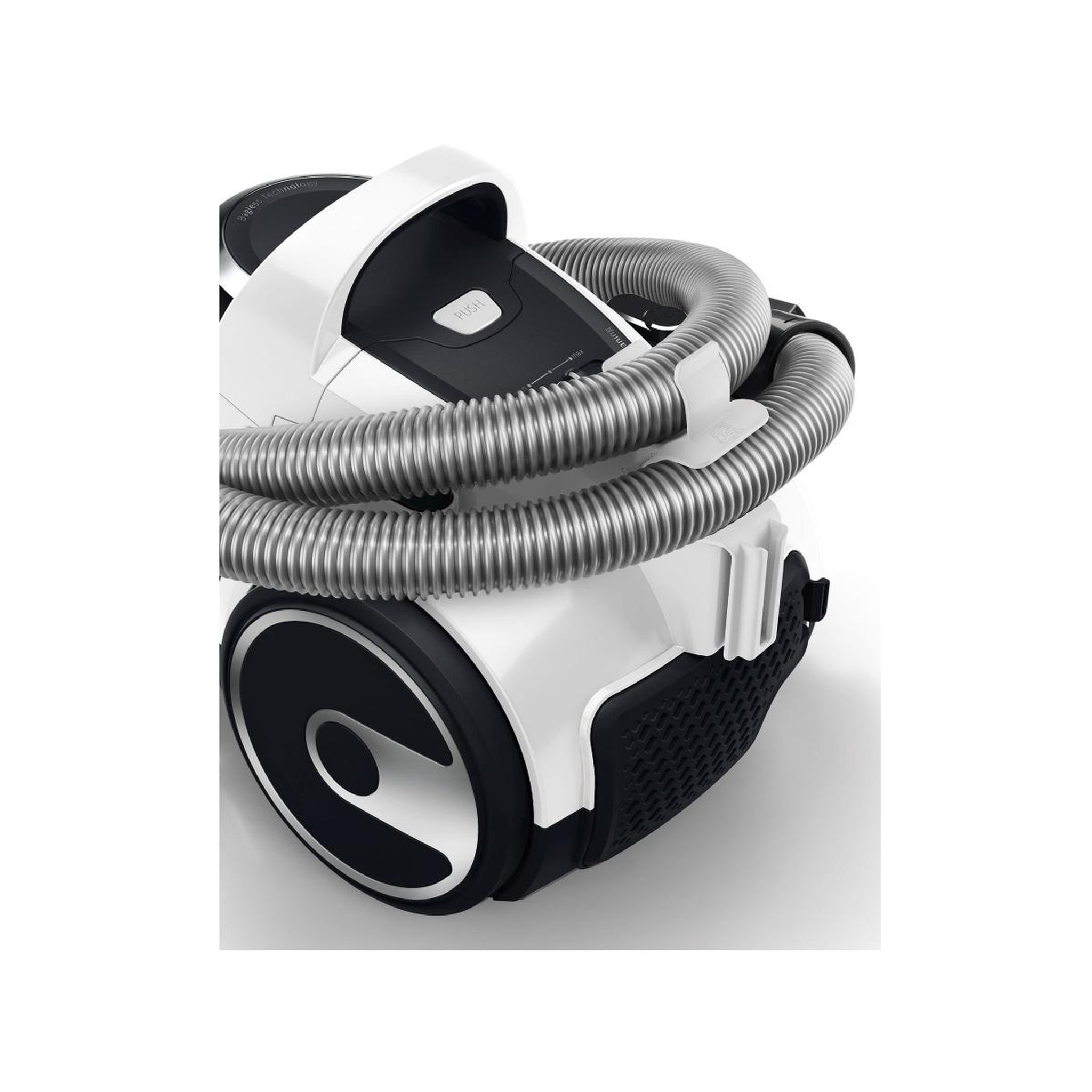 Voir la diapositive 5 : BOSCH Aspirateur sans sac 700w 78db blanc - bgs05a322
