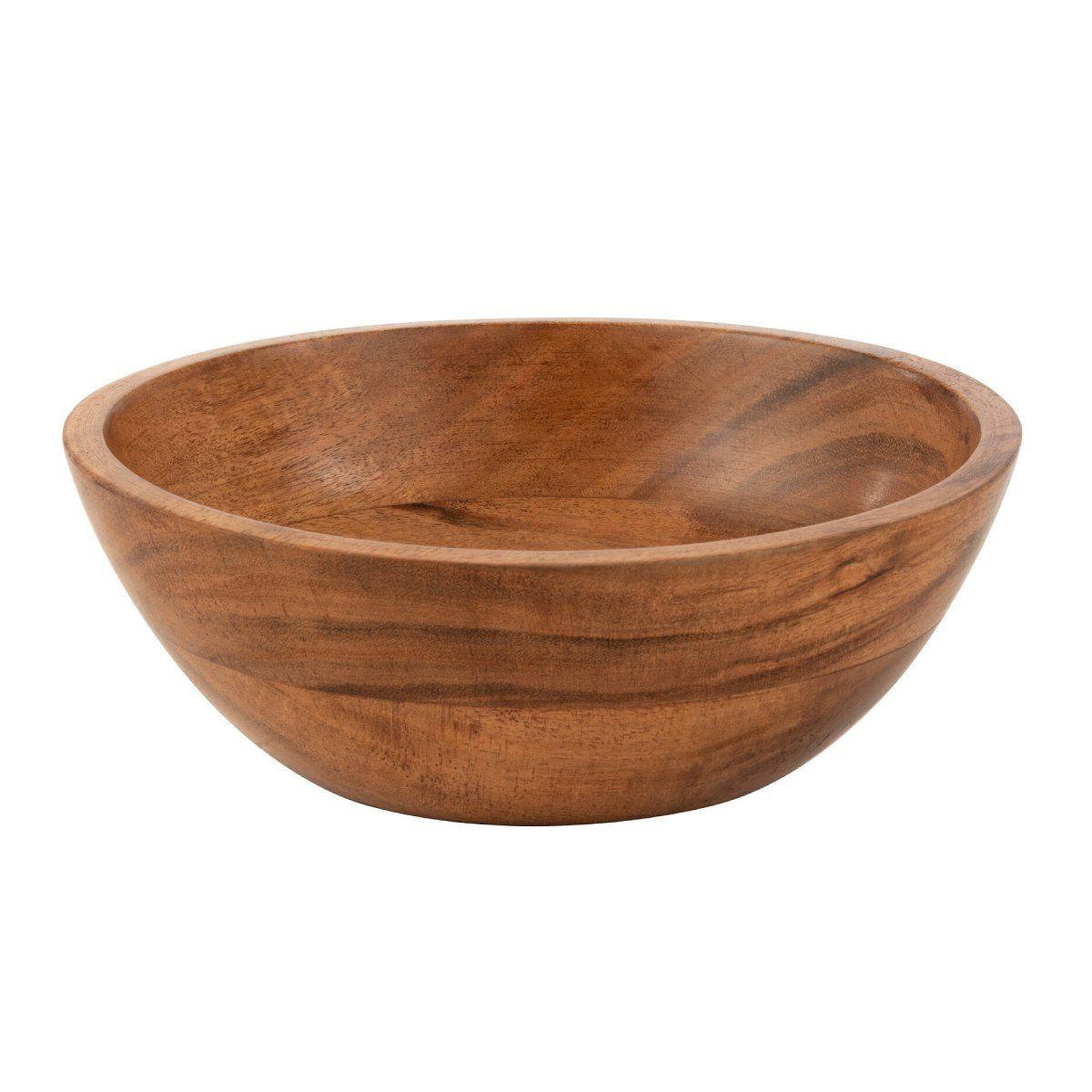 Voir la diapositive 1 : J-LINE Saladier en acacia  dars  20cm naturel