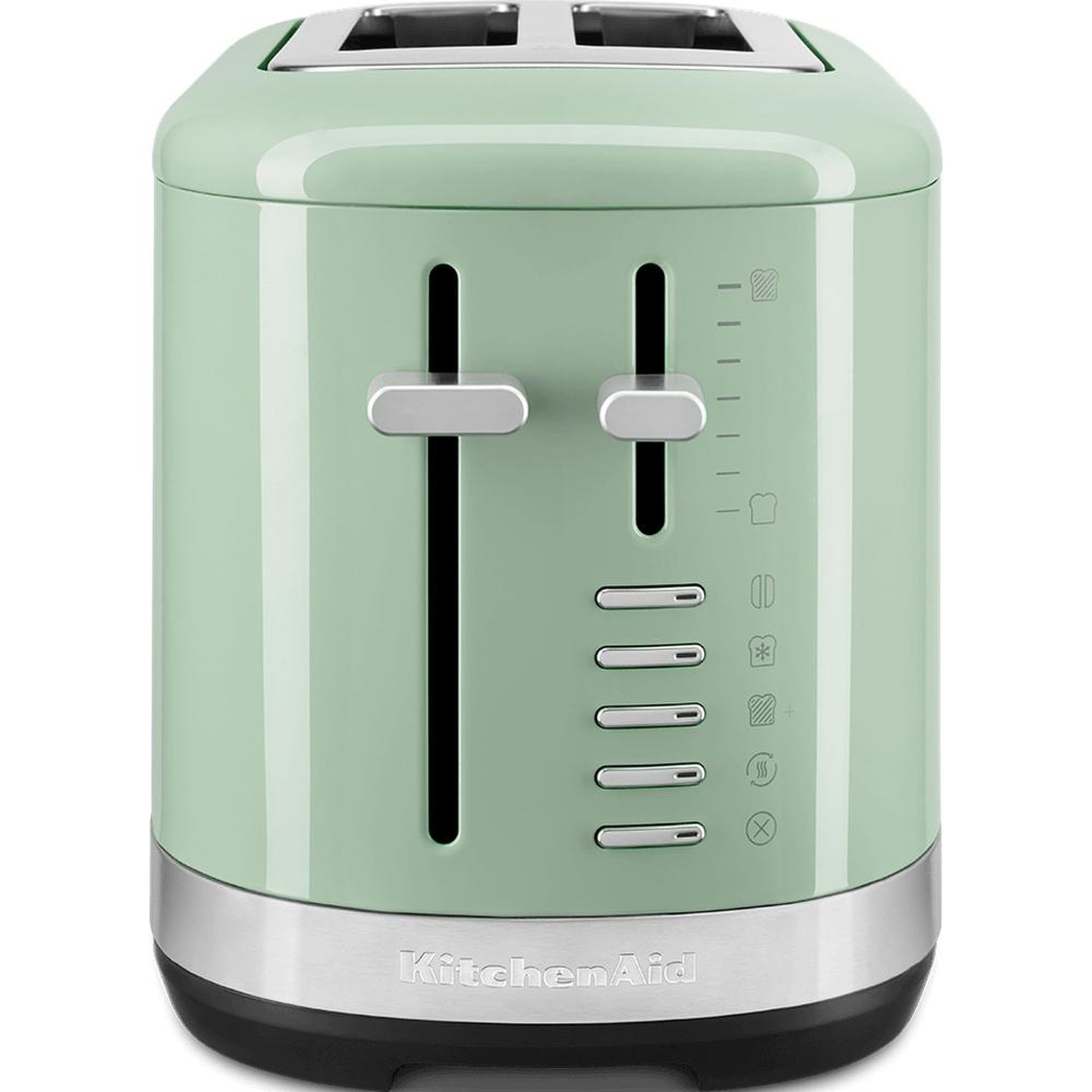 Voir la diapositive 2 : KitchenAid Grille-pain 2 fentes 980w pistache - 5kmt2109ept