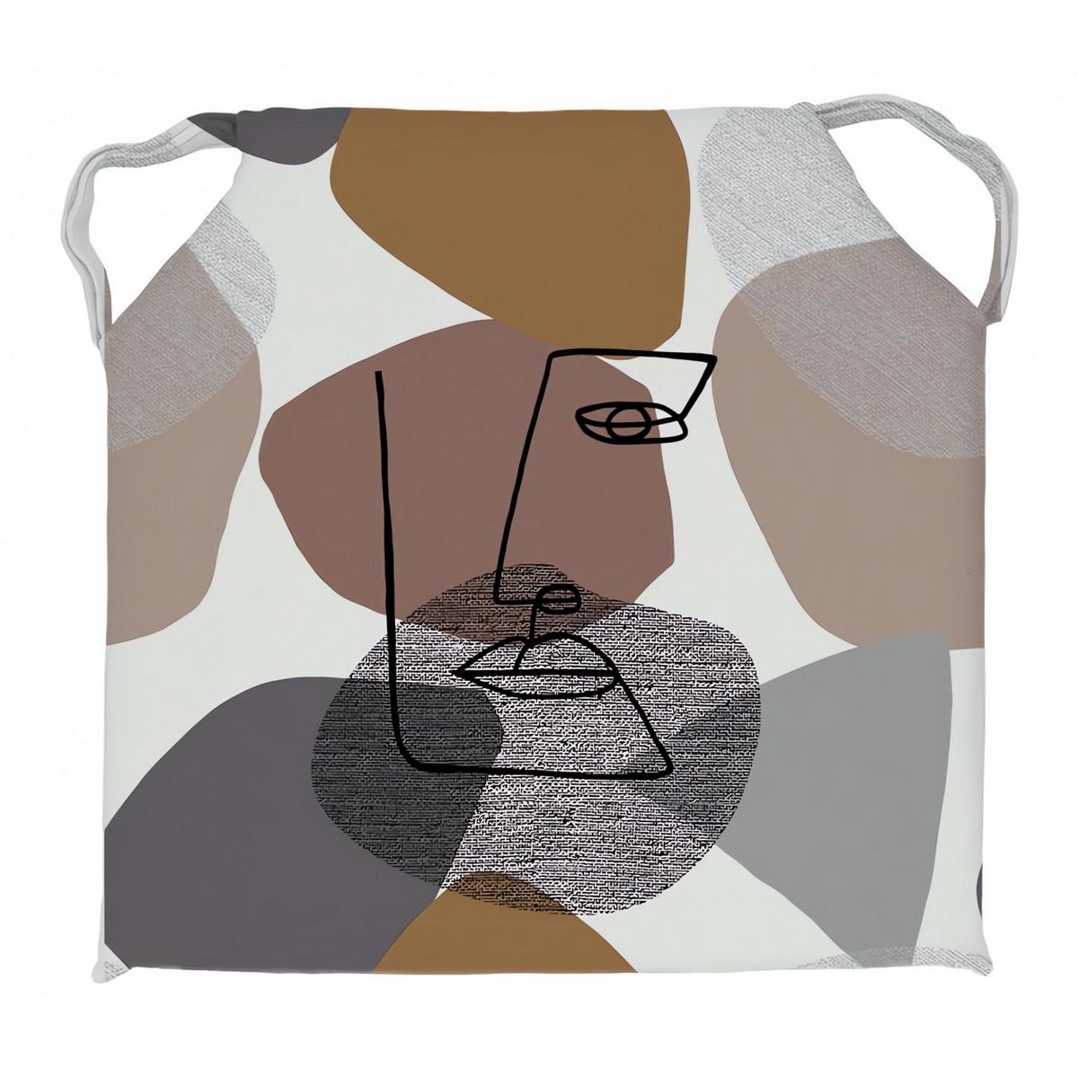 SOLEIL D'OCRE Dessus de chaise 40x40x4 cm MODERN, par Soleil d'Ocre