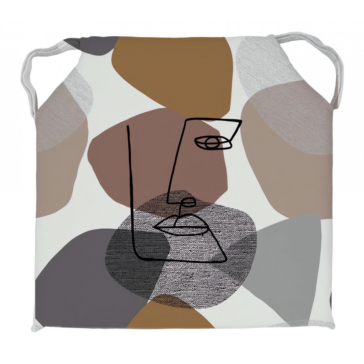 SOLEIL D'OCRE Dessus de chaise 40x40x4 cm MODERN, par Soleil d'Ocre