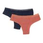 Voir la diapositive 2 : DIM x2 Culottes Marine/ Femme Dim Hipsters