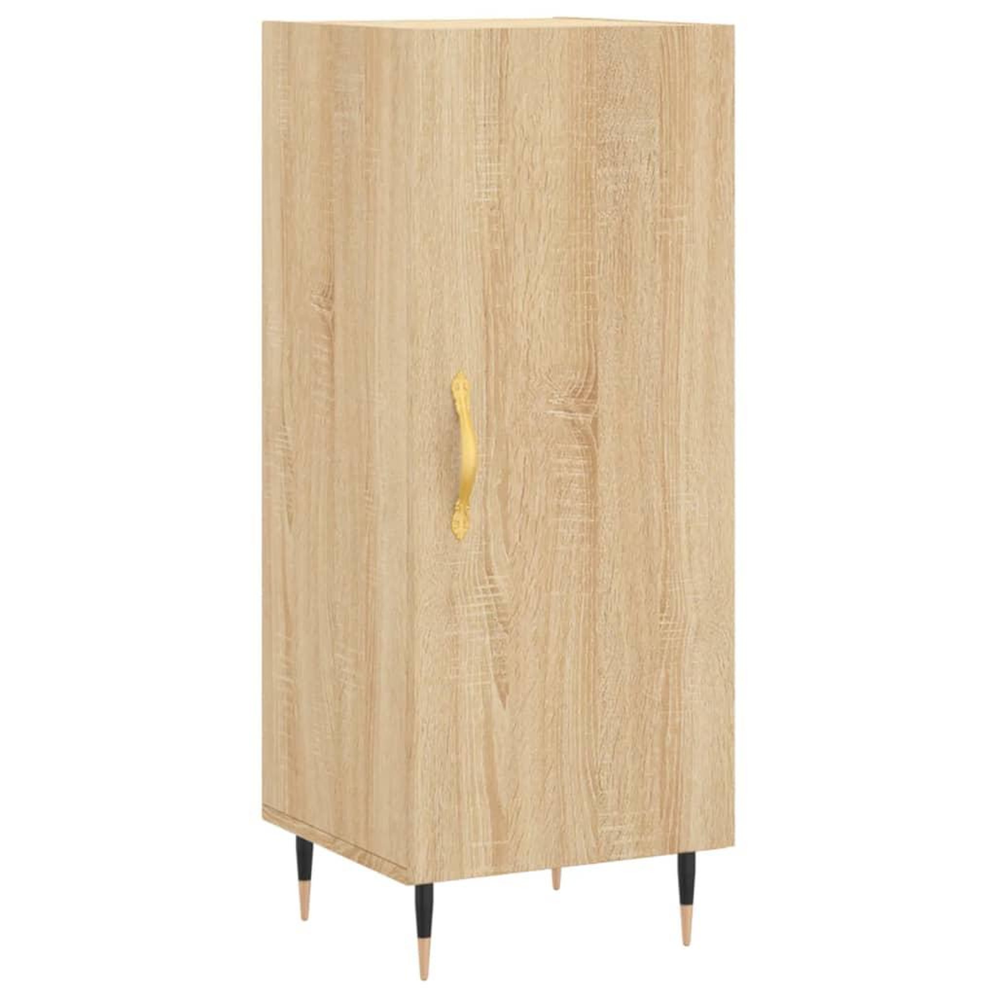 Voir la diapositive 2 : VIDAXL Buffet Chene sonoma 34,5x34x90 cm Bois d'ingenierie