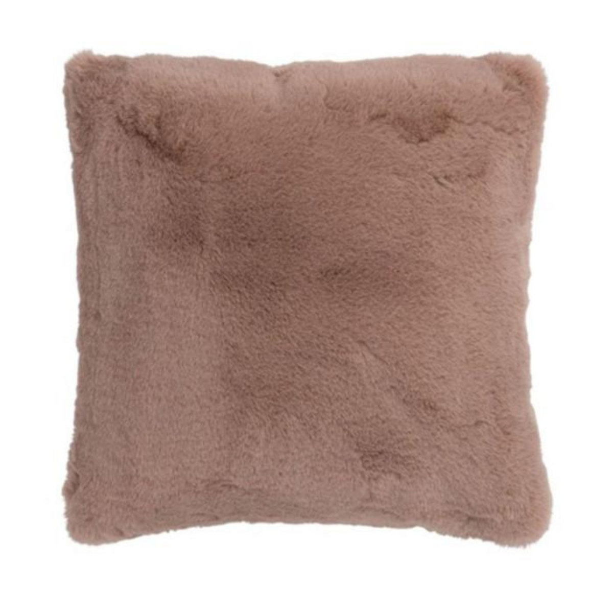 Paris Prix Coussin Imitation Fourrure  Cutie  45x45cm Rose Poudré