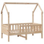 Voir la diapositive 5 : VIDAXL Cadre de lit enfant avec tiroirs sans matelas 80x160 cm bois