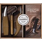 SCULPTEZ VOTRE CUILLERE EN BOIS. AVEC 2 COUTEAUX A CISER ET 1 COUTEAU EVIDOIR, Law Ben