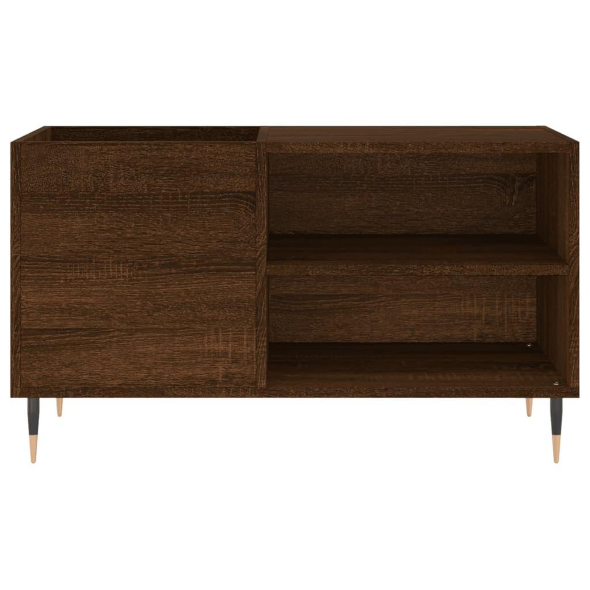 VIDAXL Armoire a disques chene marron 85x38x48 cm bois d'ingenierie