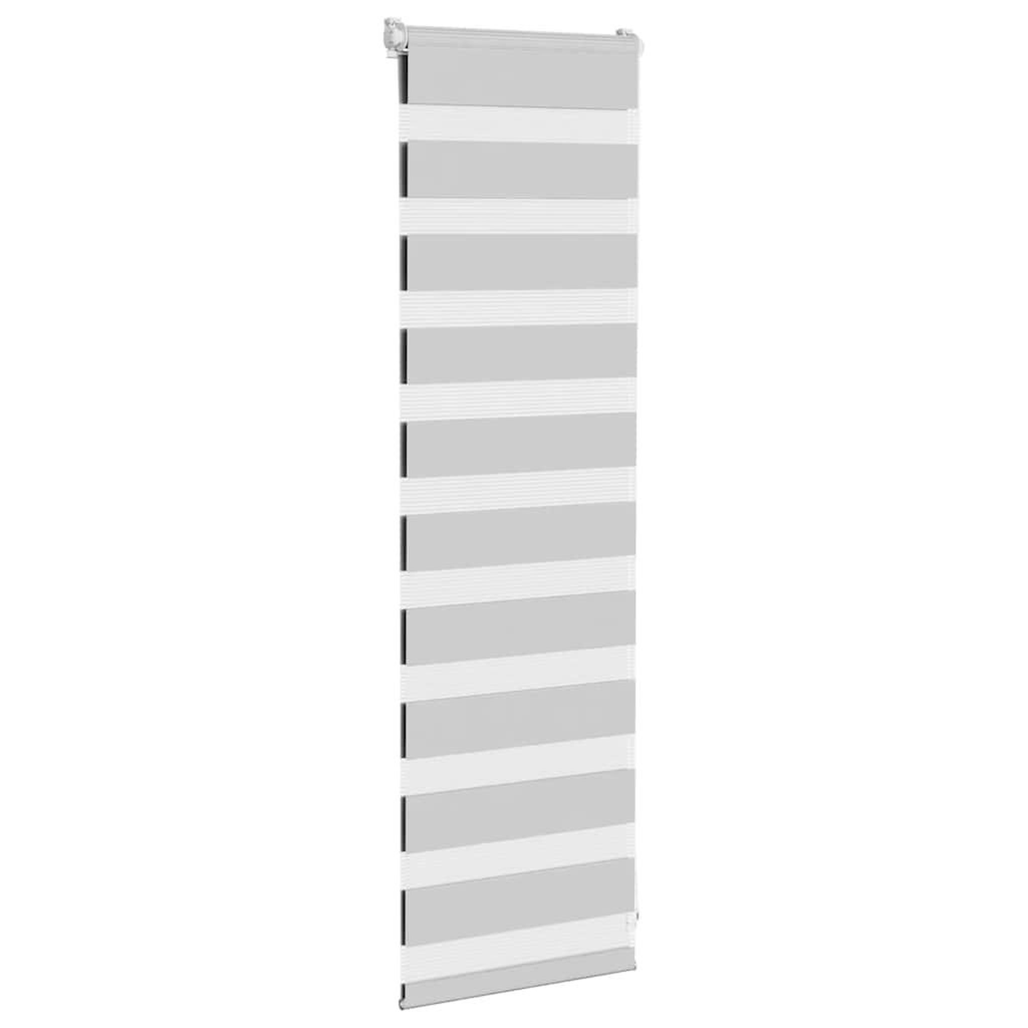 Voir la diapositive 3 : VIDAXL Store zebre gris clair largeur du tissu 35,9 cm polyester