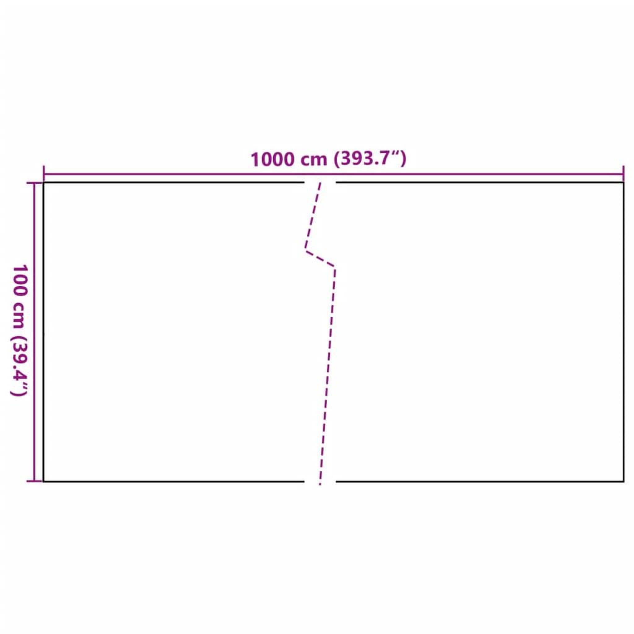 Voir la diapositive 6 : VIDAXL Paravent de balcon marron clair 1000x100 cm resine tressee