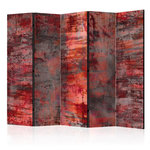 Paris Prix Paravent 5 Volets  Red Metal  172x225cm