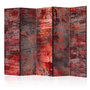 Voir la diapositive 1 : Paris Prix Paravent 5 Volets  Red Metal  172x225cm