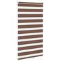 Voir la diapositive 3 : VIDAXL Store zebre marron 85x150 cm largeur du tissu 80,9 cm polyester