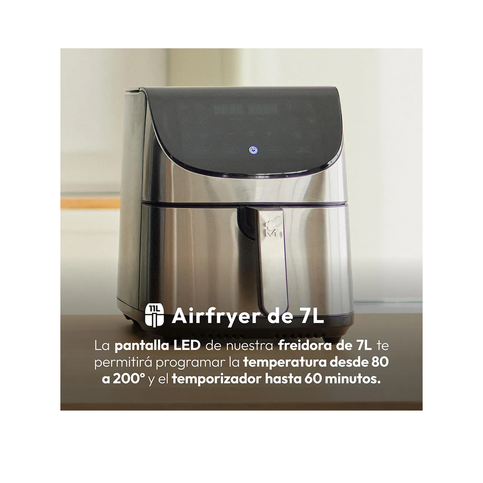 Voir la diapositive 2 : ASTER Friteuse à air Masterpro ROCKET 700 7 L 1800 W