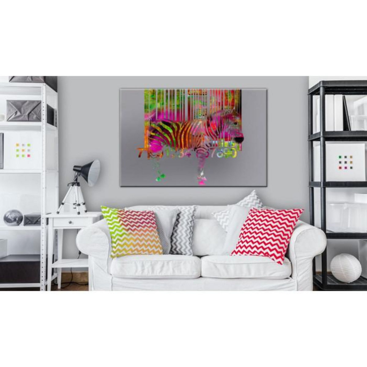 Paris Prix Tableau Imprimé  Code of Zebra  40x60cm