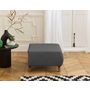 Voir la diapositive 2 : BEST MOBILIER Cristal - pouf modulable - 65 cm - en velours côtelé