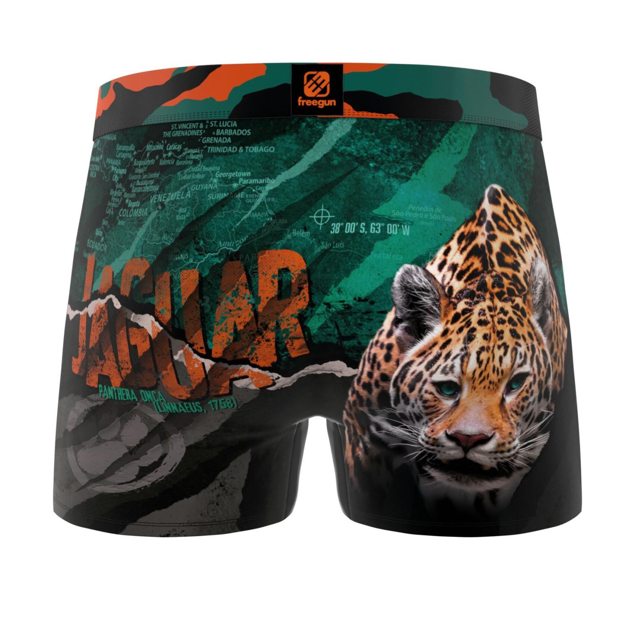 Voir la diapositive 6 : FREEGUN Lot de 4 boxers enfant wild animals