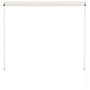 Voir la diapositive 5 : VIDAXL Auvent retractable 150x150 cm Creme