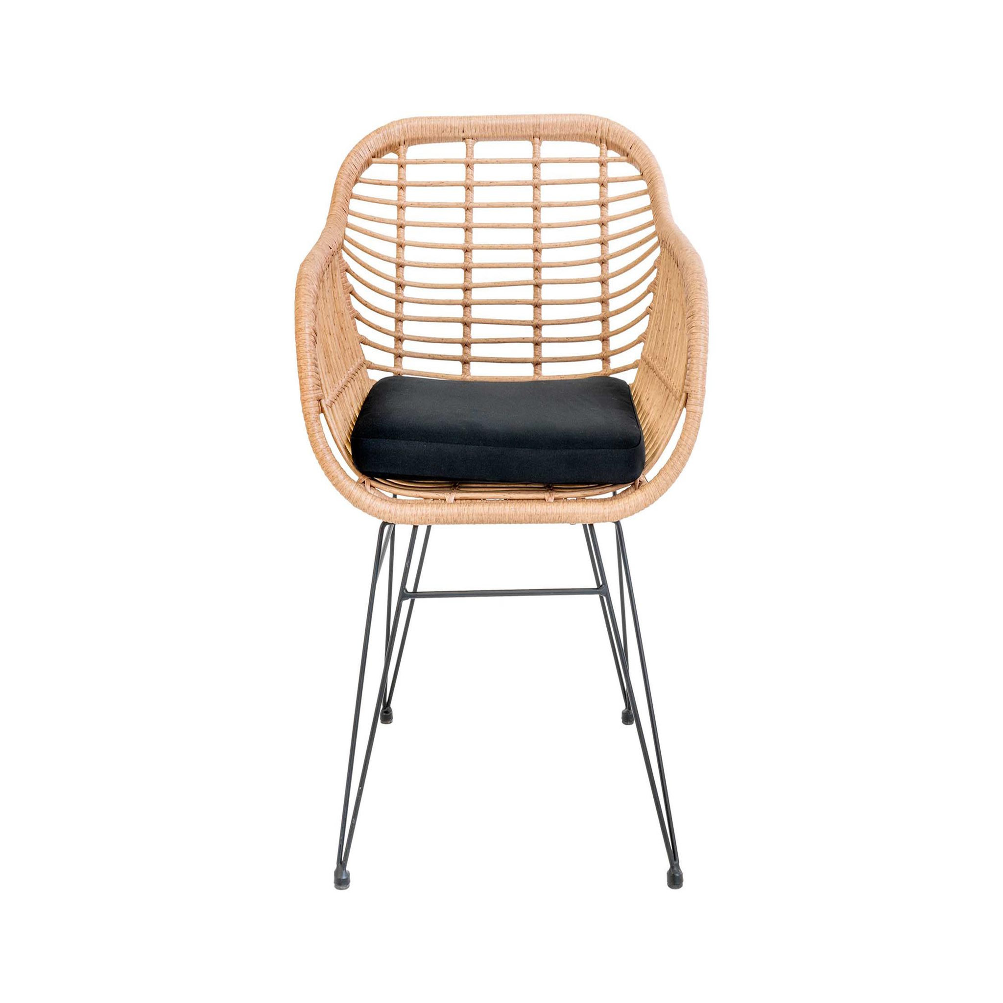 Voir la diapositive 3 : LISA DESIGN Candelaria - lot de 2 chaises - en poly rotin