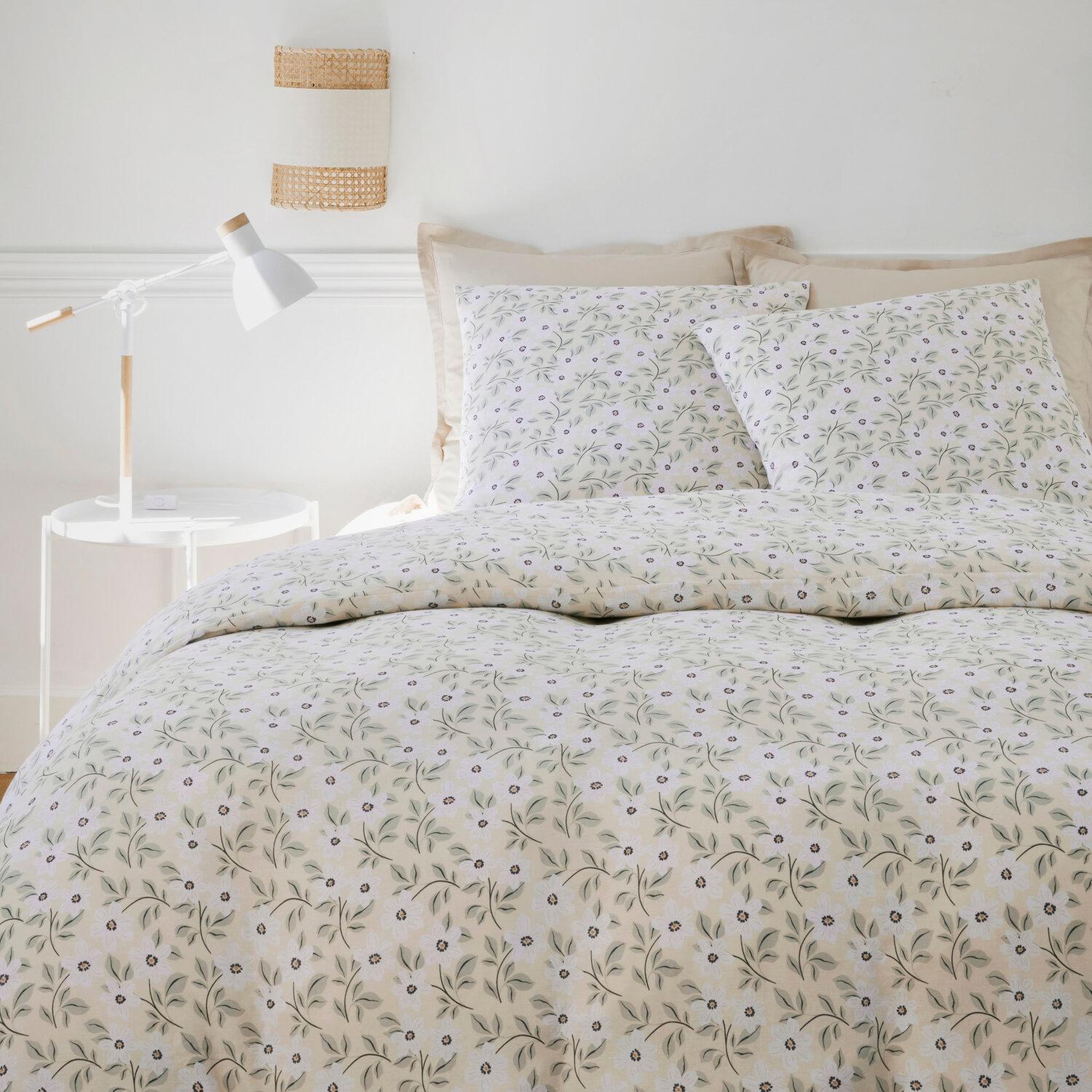 Voir la diapositive 1 : BATON ROUGE Parure housse de couette 100% gaze de coton imprimé loucile