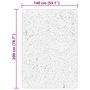 Voir la diapositive 6 : VIDAXL Tapis HUARTE a poils courts doux et lavable creme 140x200 cm