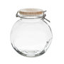Voir la diapositive 2 : Paris Prix Bocal de Conservation  Bois  2,2L Transparent