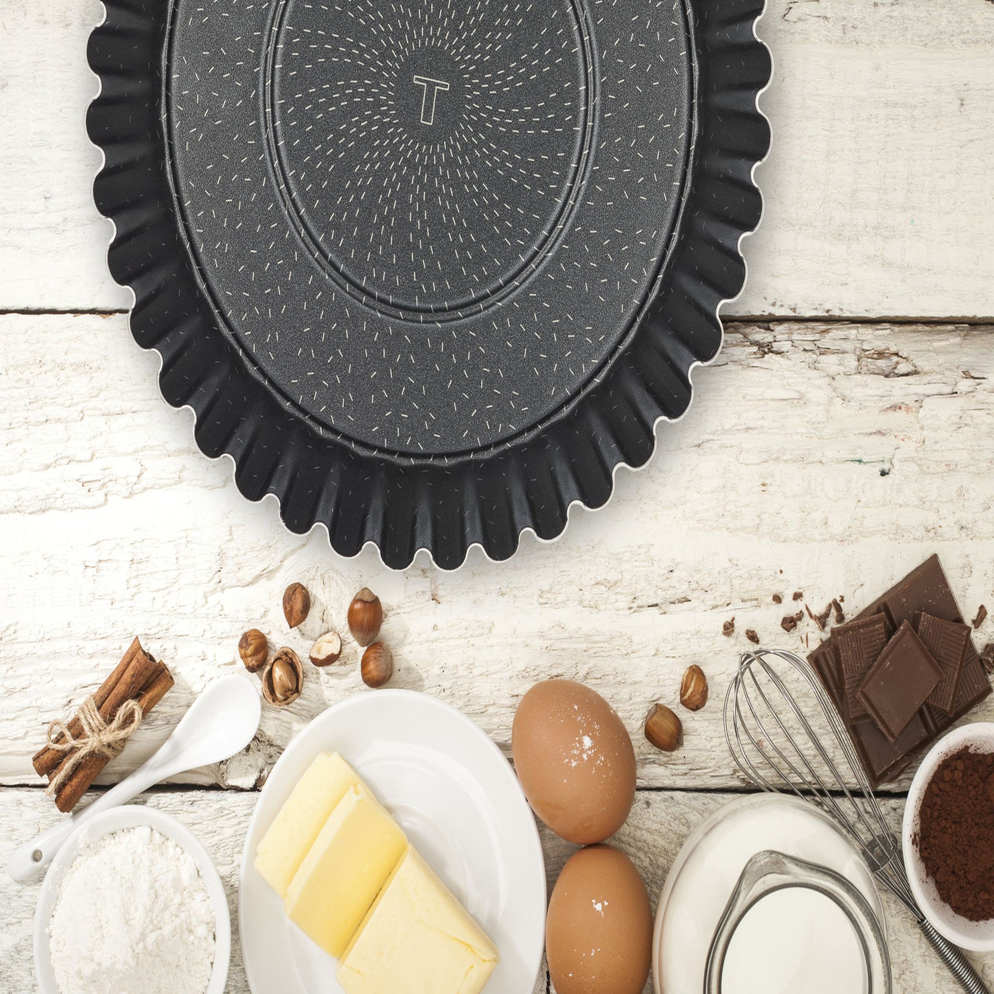 Voir la diapositive 5 : TEFAL Moule à quatre quarts 26 cm PERFECT BAKE