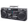 Voir la diapositive 1 : Muse Radio-cassette cd avec bluetooth noir - M-380GB
