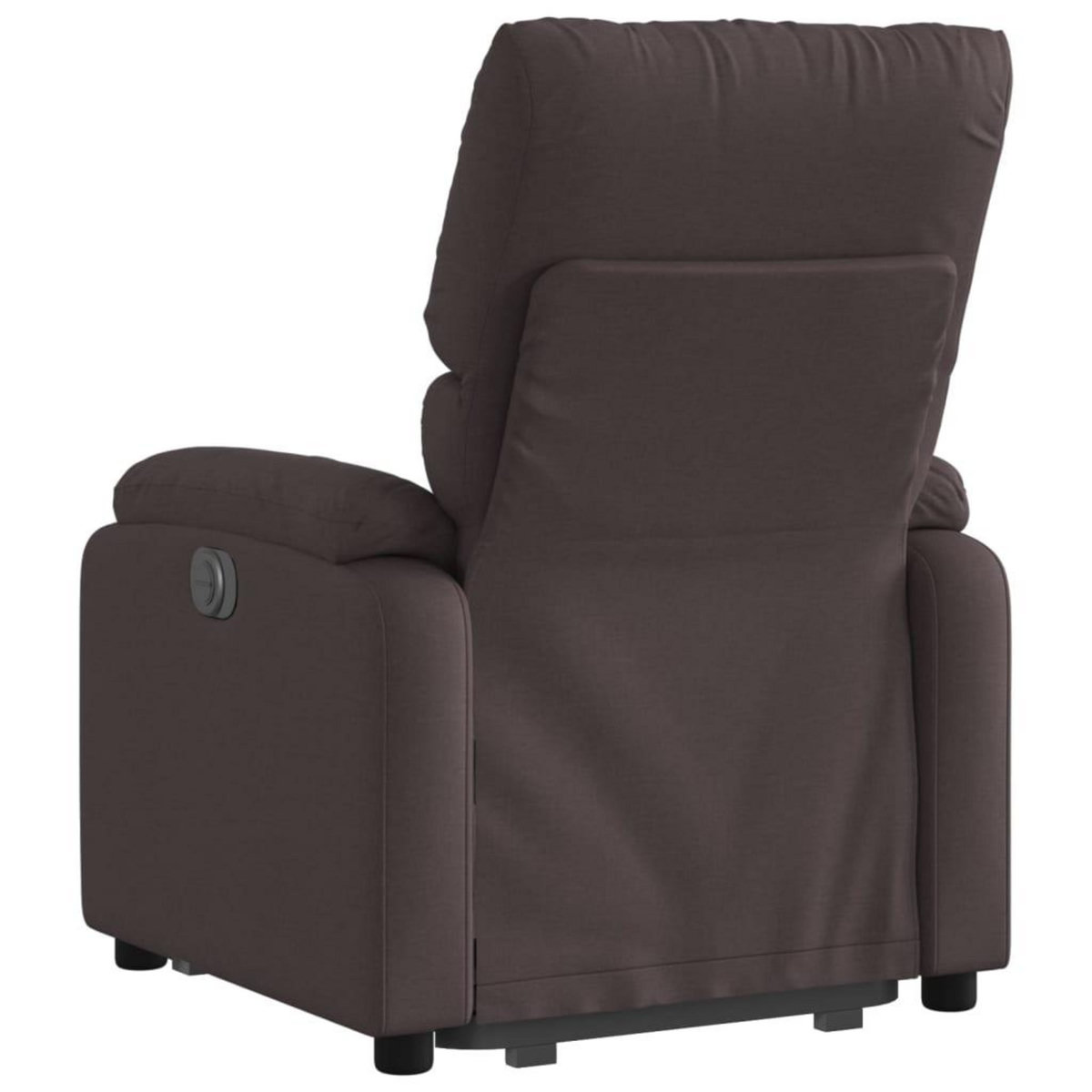 VIDAXL Fauteuil inclinable marron fonce tissu