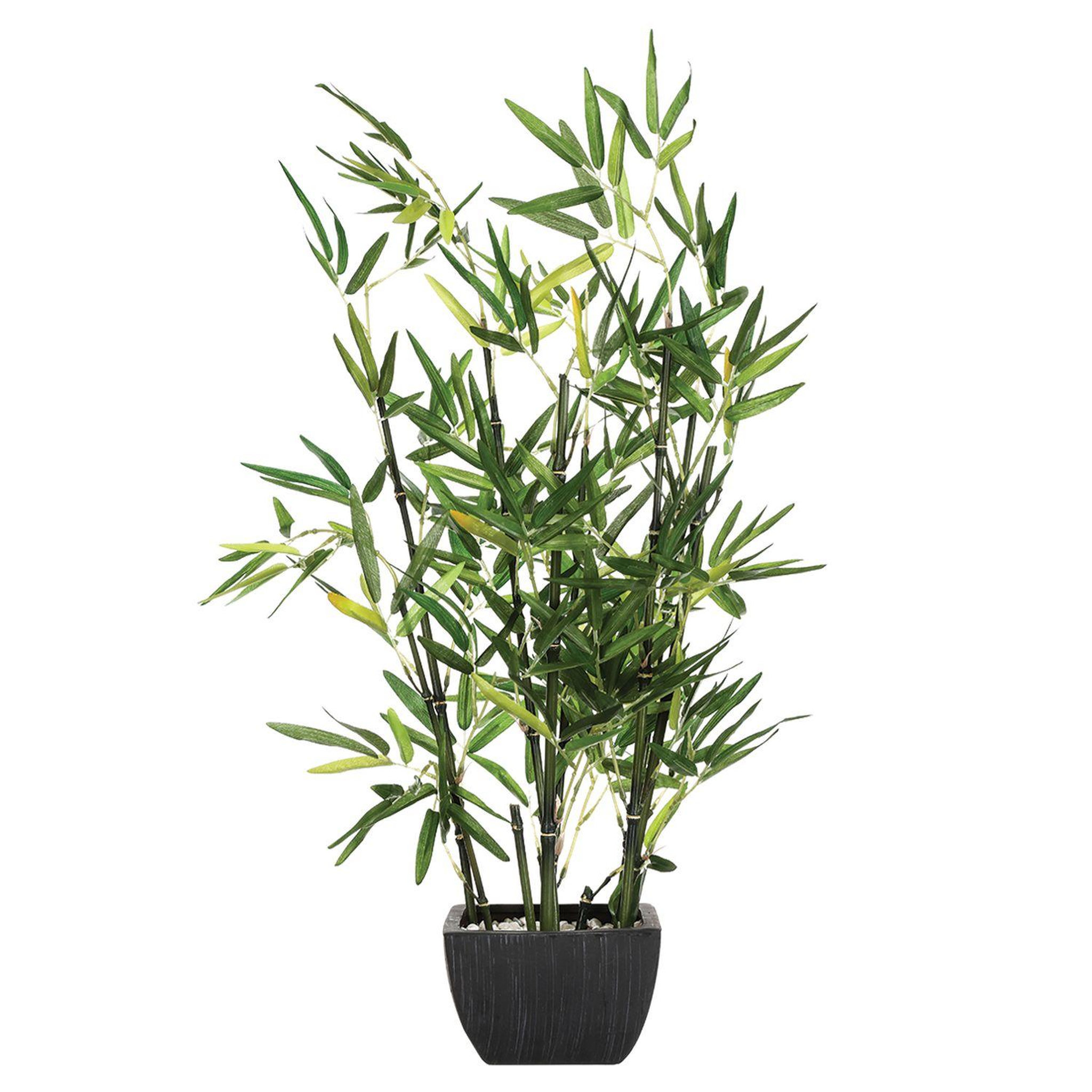 Voir la diapositive 2 : ATMOSPHERA Bambou artificiel en pot - h. 70 cm.
