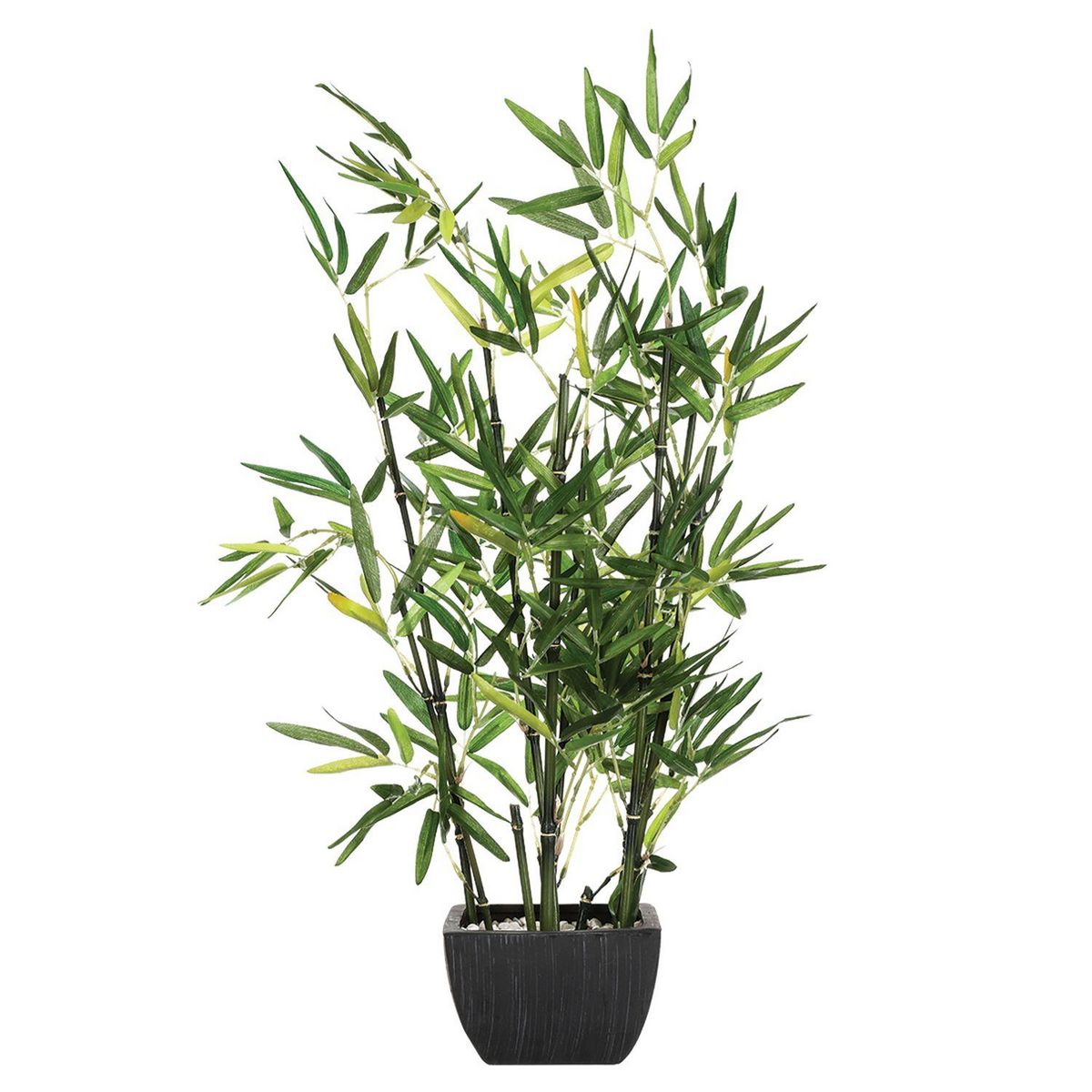 ATMOSPHERA Bambou artificiel en pot - H. 70 cm.