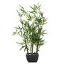 Voir la diapositive 2 : ATMOSPHERA Bambou artificiel en pot - H. 70 cm.