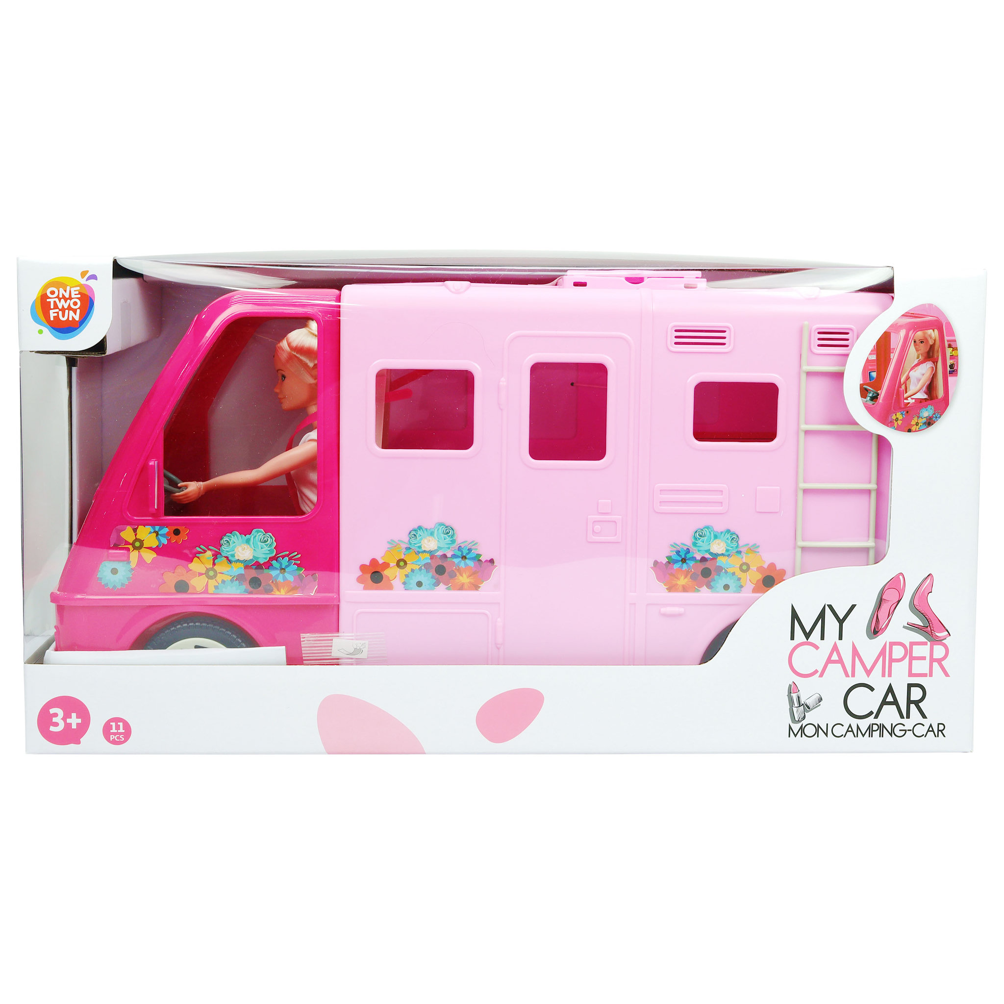 Voir la diapositive 3 : One Two Fun Camping car avec poupée