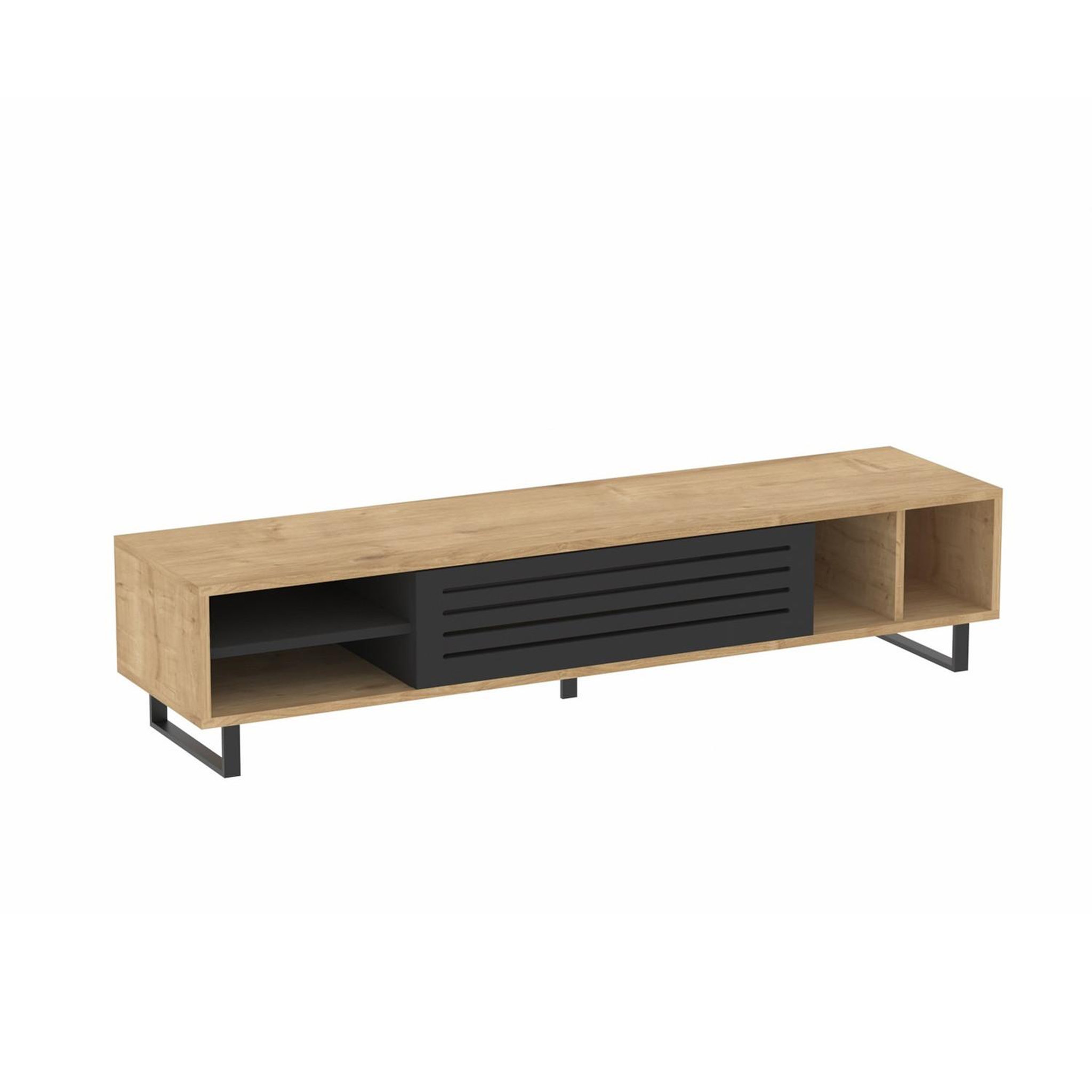Habitat et Jardin Meuble tv en bois  safir  160 x 40 x 35 cm - saphir