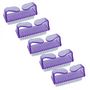 Voir la diapositive 2 : VIVEZEN Lot de 5 brosses à ongles, nettoyantes - Violet