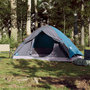 Voir la diapositive 3 : VIDAXL Tente de camping a dome 2 personnes bleu impermeable