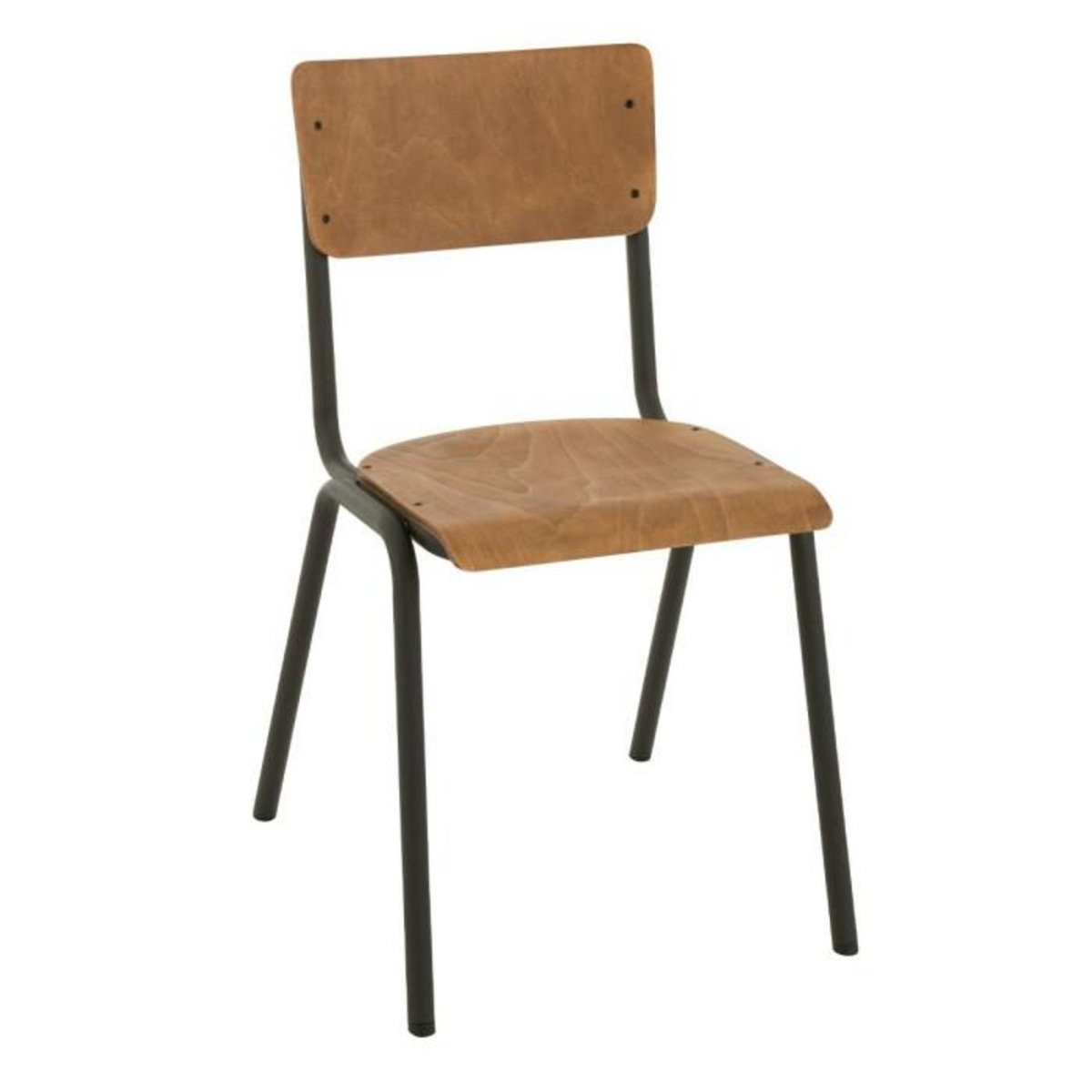 Paris Prix Chaise Vintage en Bois  Mauricio  82cm Marron