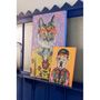 Voir la diapositive 5 : Paris Prix Toile Déco Chat  Popart  75x100cm Multicolore