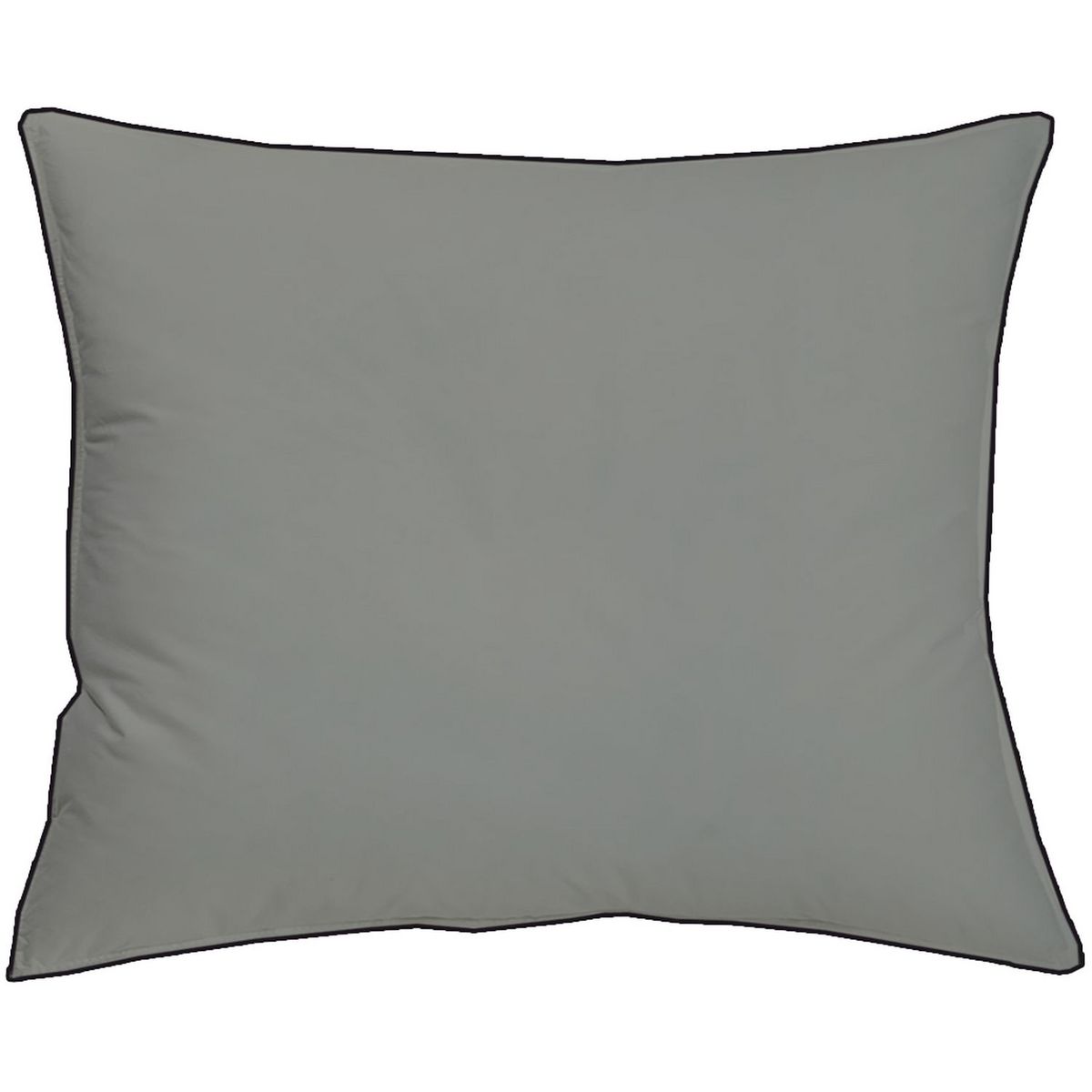 Taie d'oreiller unie en coton percale