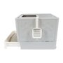 Voir la diapositive 3 : M PETS Maison de toilette - M PETS - SILE TOP - Gris - 51 x 41 x 12.5 cm - Pratique, démontable, tiroir coulissant, pelle incluse