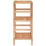 Voir la diapositive 4 : VIDAXL Etagere de salle de bain 35,5x35,5x79 cm Bois massif de noyer