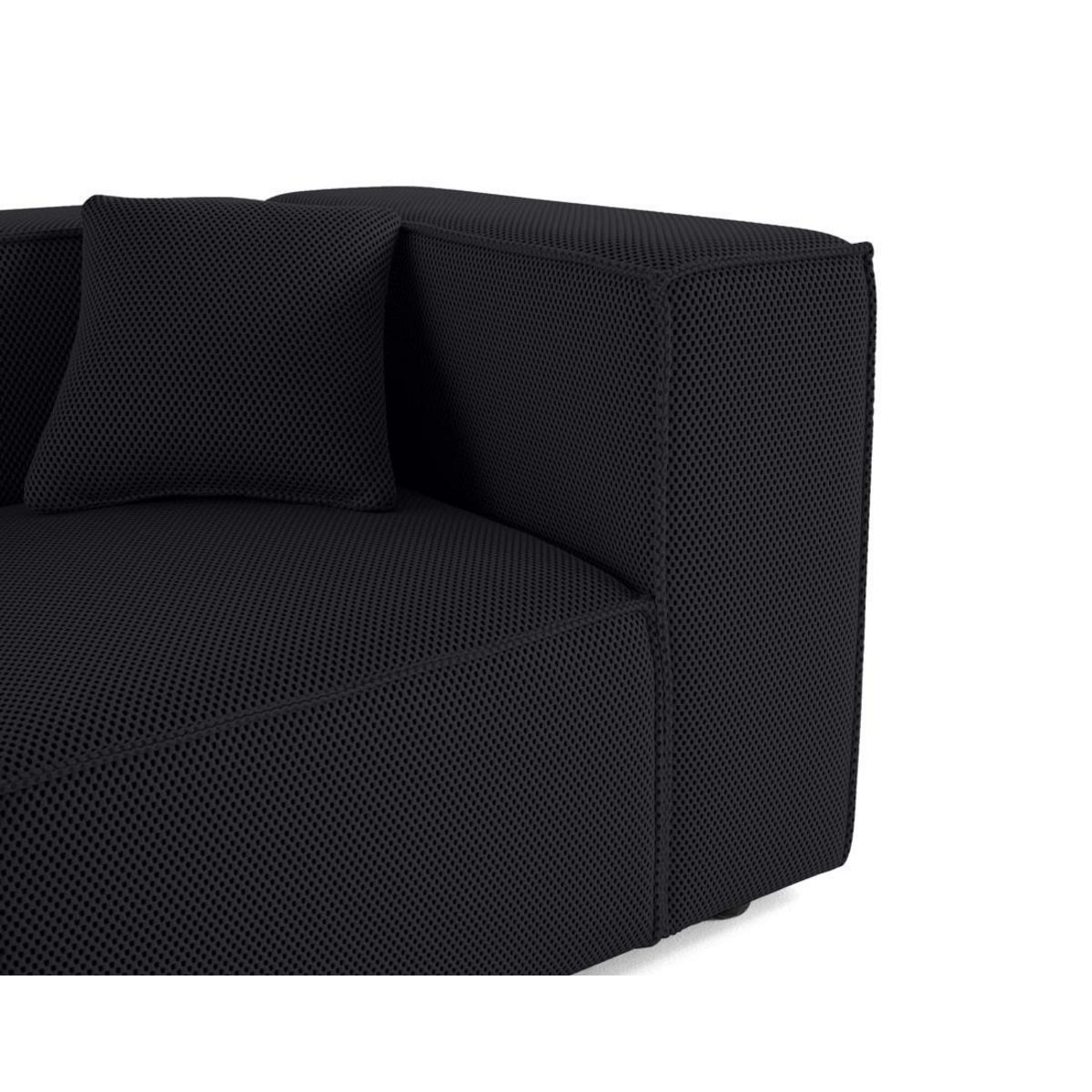 LISA DESIGN Arty - module d'assise droit - en tissu mailles 3d